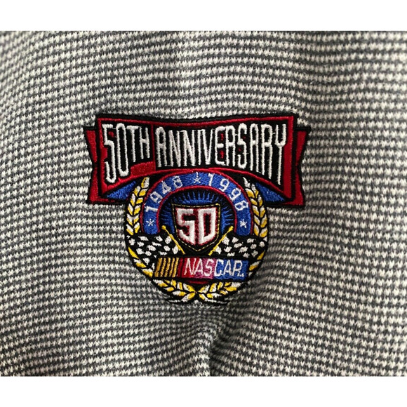 Bud Nascar 50th Anniversary Grey sweatshirt with fleece liner Men's size XL - Picture 4 of 7